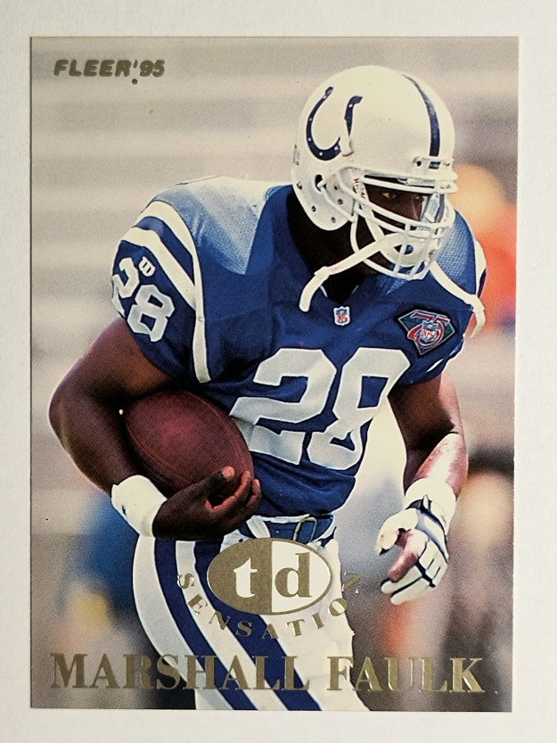 1995 Fleer TD Sensations #1 Marshall Faulk