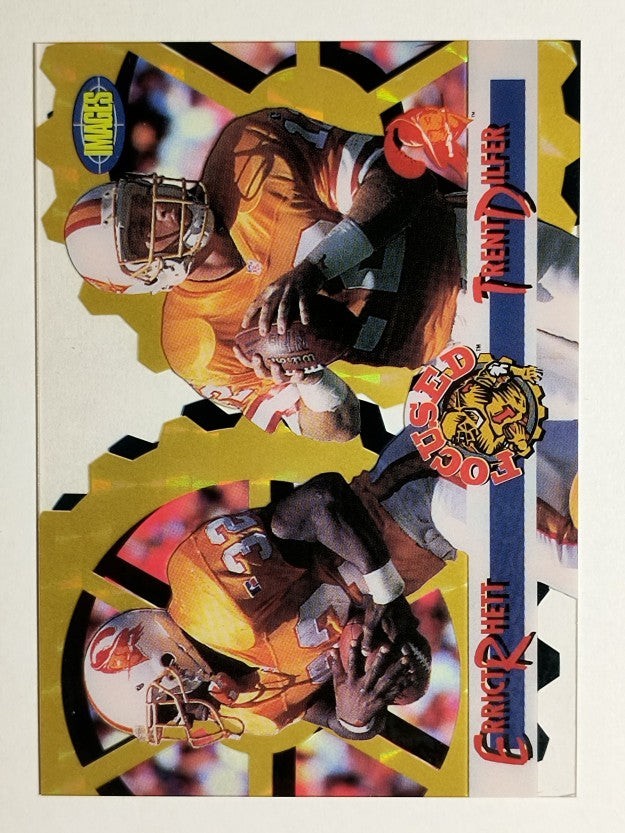 1995 Images Limited Focused Gold #F29 Errict Rhett/Trent Dilfer