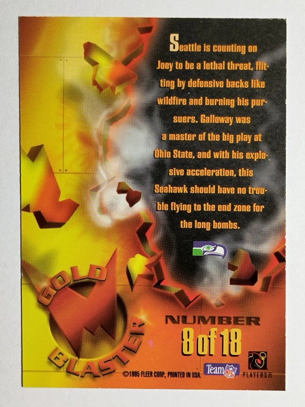 1995 Metal Gold Blasters #8 Joey Galloway