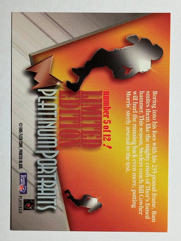 1995 Metal Platinum Portraits #5 Byron Bam Morris