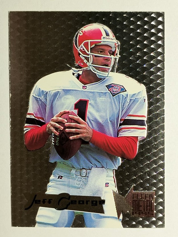 1995 Metal Silver Flashers #18 Jeff George