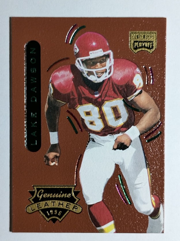 1996 Playoff Contenders Leather #47 Lake Dawson G