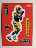 1997 Collector's Choice Stick-Ums #S11 Eddie Kennison