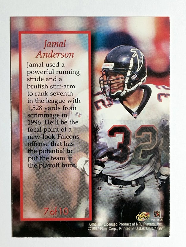 1997 Ultra Talent Show #7 Jamal Anderson (NM)