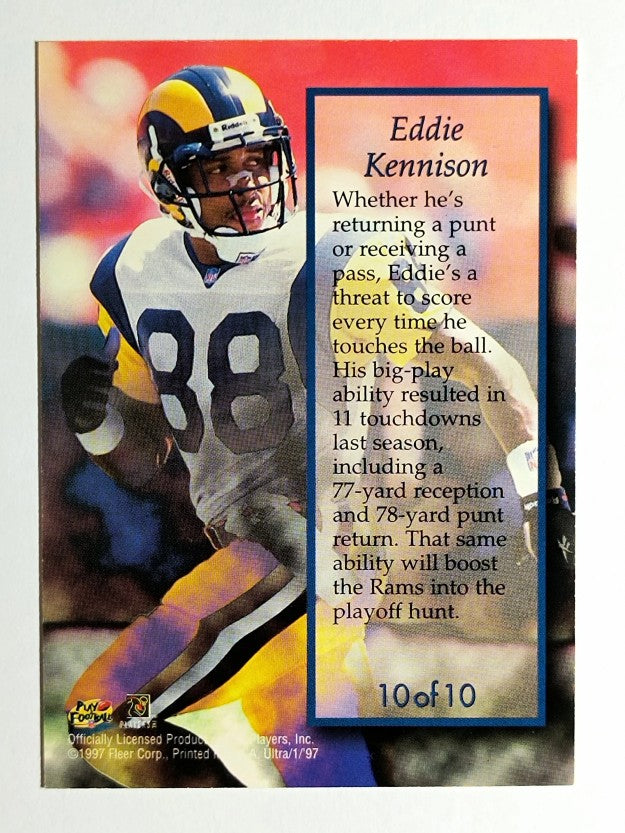 1997 Ultra Talent Show #10 Eddie Kennison