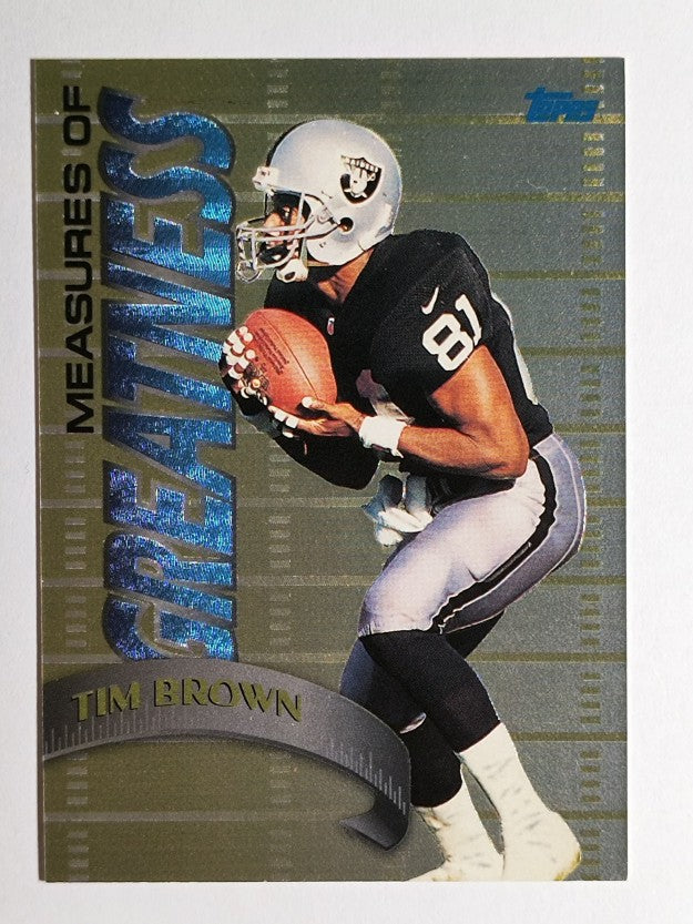 1998 Topps Measures of Greatness #MG4 Tim Brown