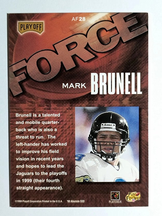 1999 Absolute SSD Force #AF28 Mark Brunell