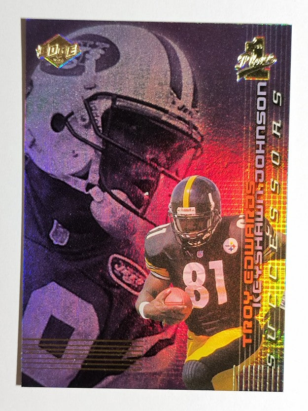1999 Collector's Edge First Place Successors #S13 Troy Edwards/Keyshawn Johnson