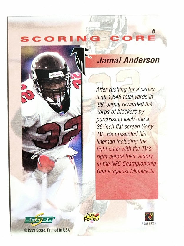 1999 Score Scoring Core #6 Jamal Anderson