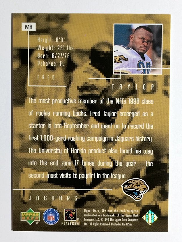 1999 SPx Masters #M8 Fred Taylor (NM)