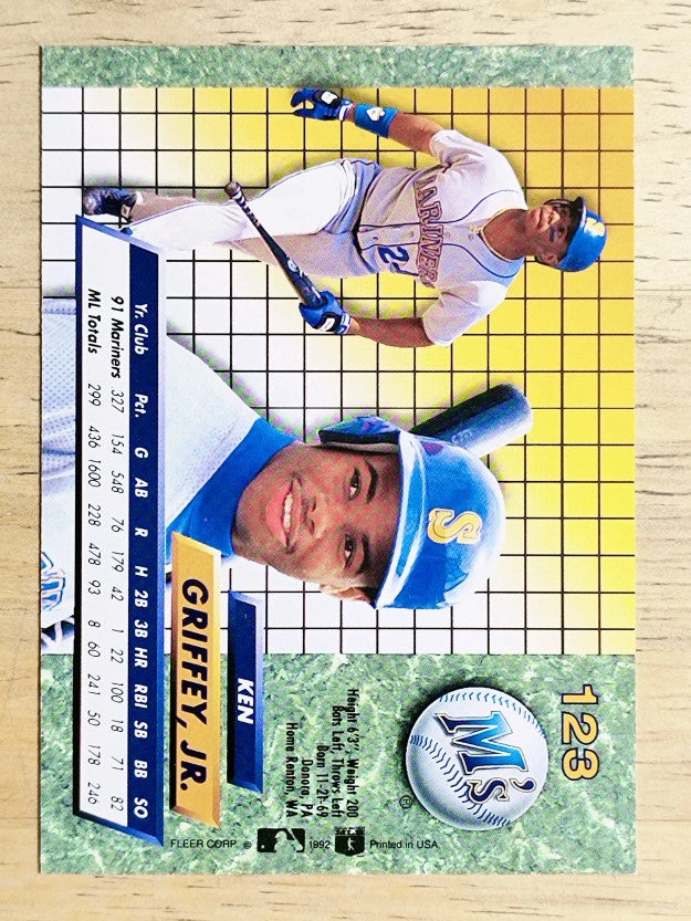 1992 Ultra #123 Ken Griffey Jr.