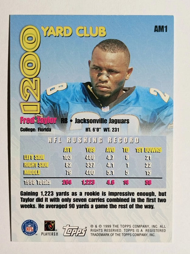 1999 Topps All Matrix #AM1 Fred Taylor