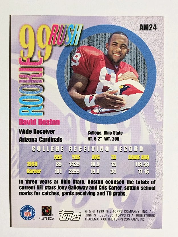 1999 Topps All Matrix #AM24 David Boston