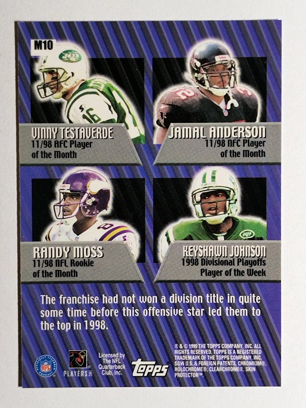 1999 Topps Mystery Chrome #M10 Jamal Anderson