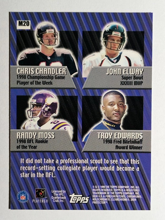 1999 Topps Mystery Chrome #M20 Troy Edwards