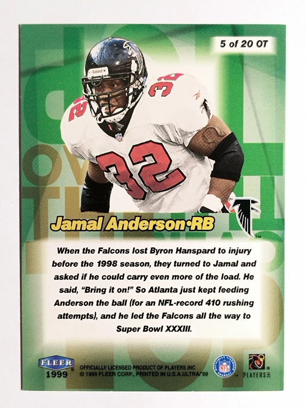 1999 Ultra Over The Top #5 Jamal Anderson