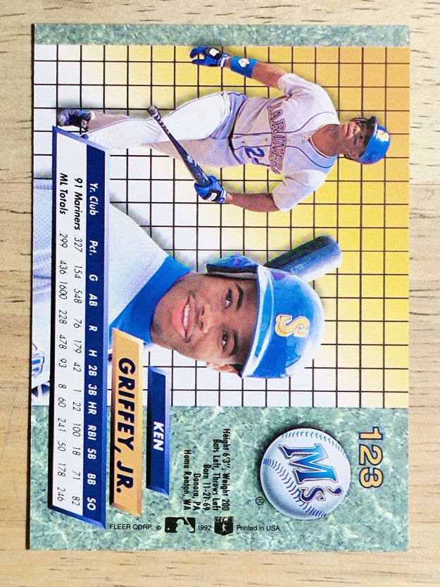 1992 Ultra #123 Ken Griffey Jr.