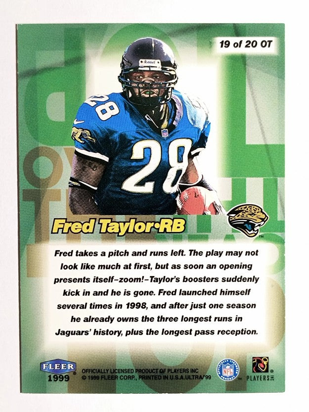 1999 Ultra Over The Top #19 Fred Taylor