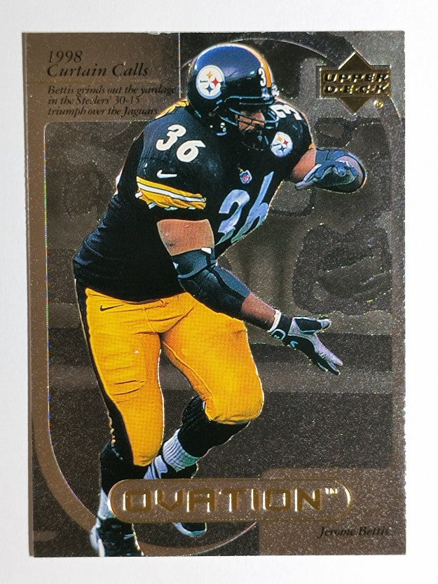 1999 Upper Deck Ovation Curtain Calls #CC15 Jerome Bettis