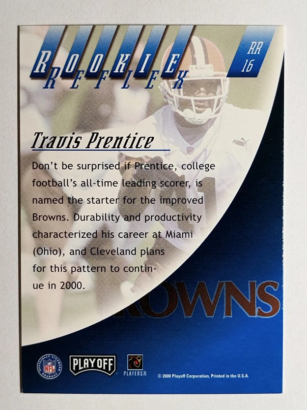 2000 Absolute Rookie Reflex #RR16 Travis Prentice