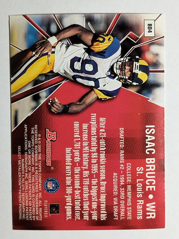 2000 Bowman Breakthrough Discoveries #BD4 Isaac Bruce