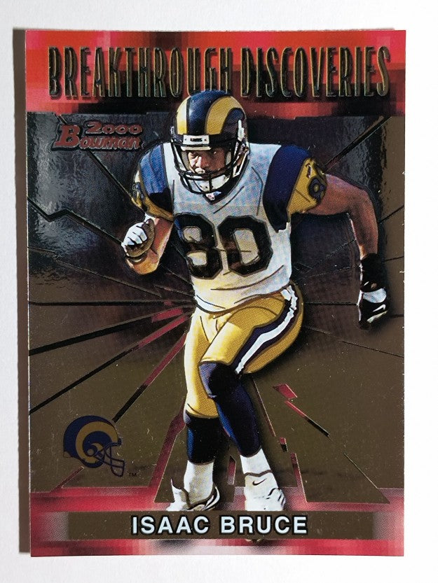 2000 Bowman Breakthrough Discoveries #BD4 Isaac Bruce
