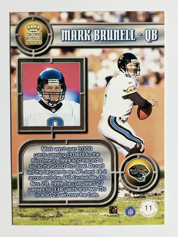 2000 Crown Royale In Your Face #11 Mark Brunell