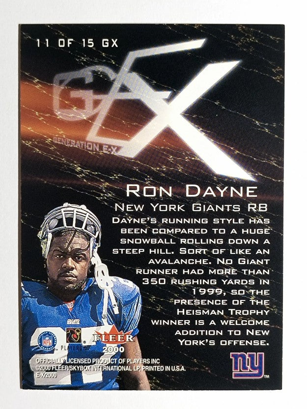 2000 E-X Generation E-X #11 Ron Dayne