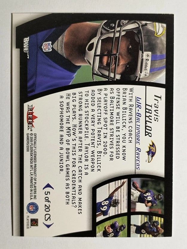 2000 Fleer Gamers Contact Sport #5 Travis Taylor