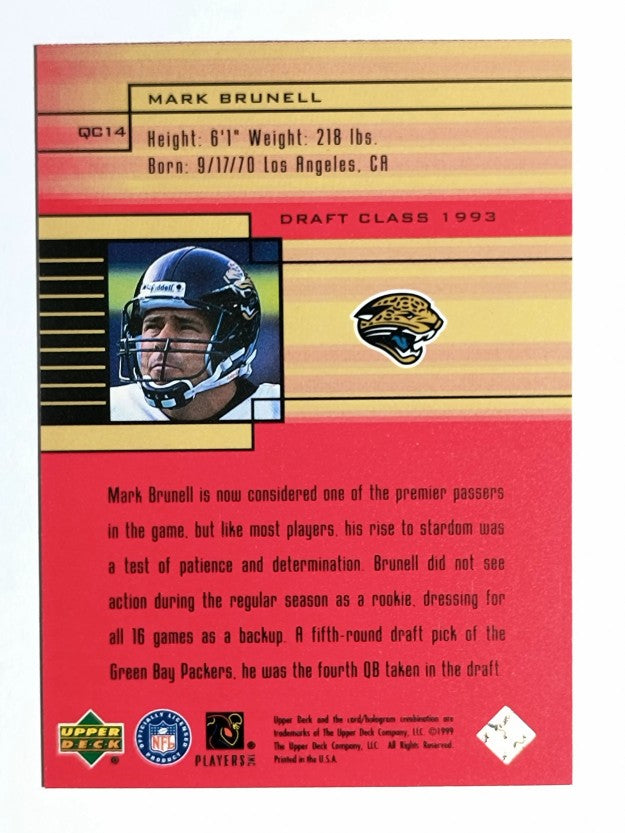 1999 Upper Deck Quarterback Class #QC14 Mark Brunell