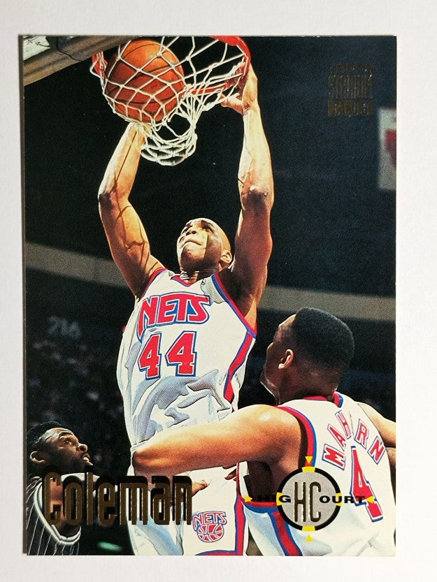1993-94 Stadium Club #170 Derrick Coleman HC