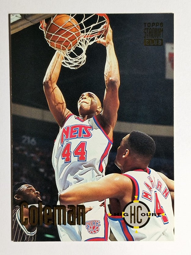1993-94 Stadium Club #170 Derrick Coleman HC