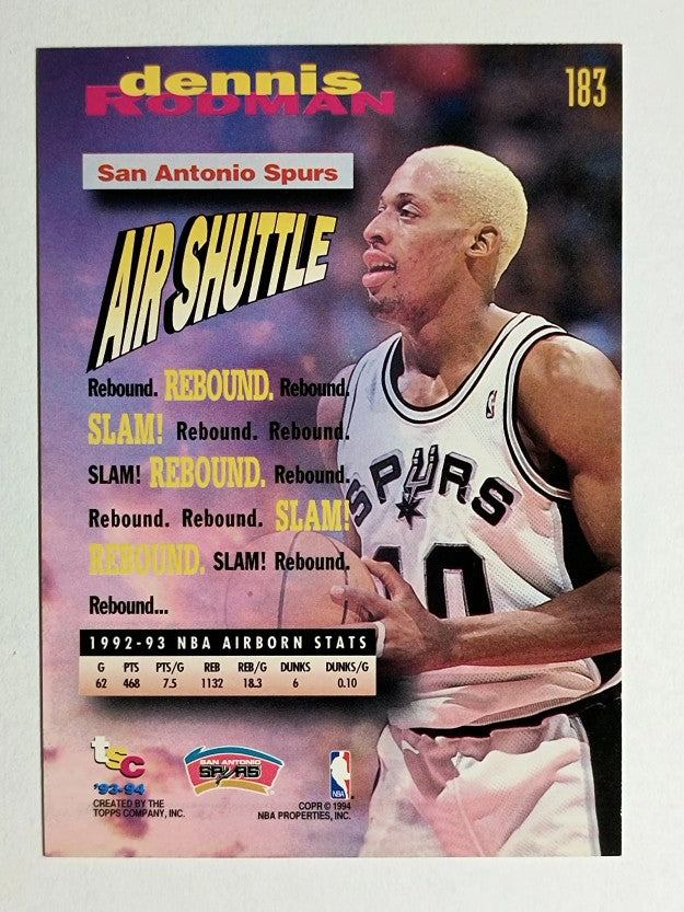 1993-94 Stadium Club #183 Dennis Rodman FF