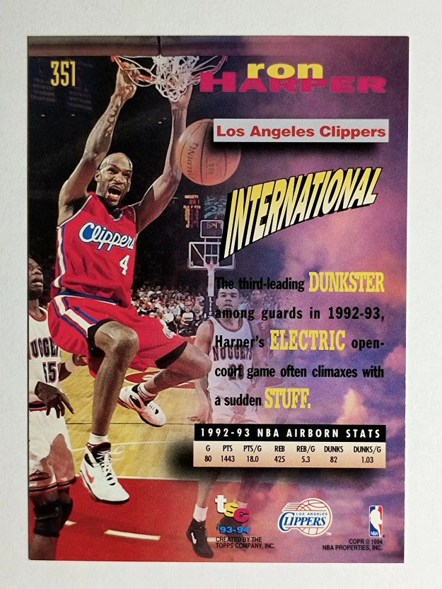 1993-94 Stadium Club #351 Ron Harper FF