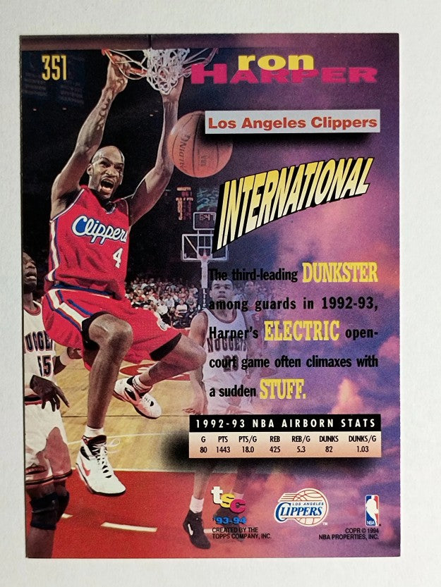 1993-94 Stadium Club #351 Ron Harper FF