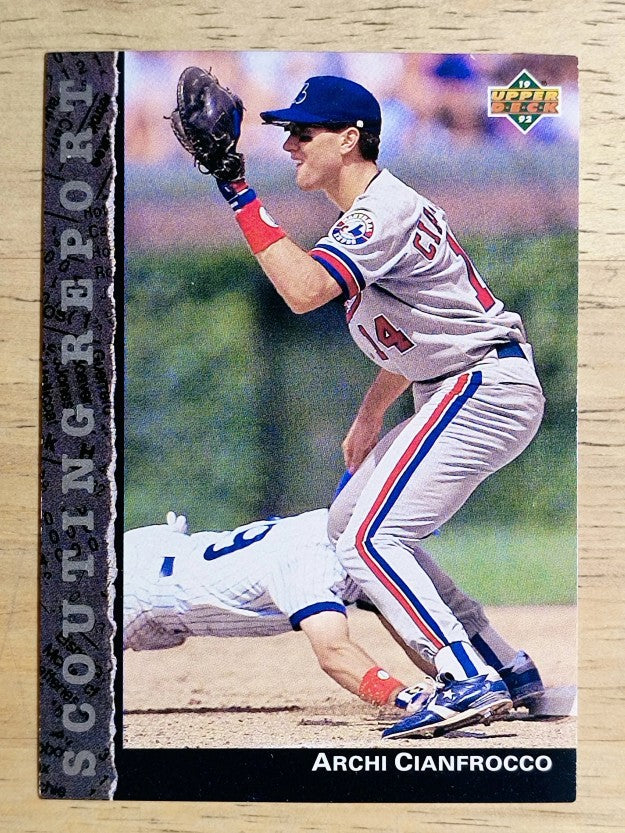 1992 Upper Deck Scouting Report #SR5 Archi Cianfrocco