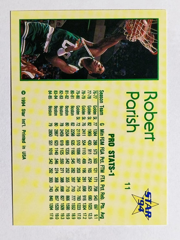 1993-94 Star #11 Robert Parish/Pro Stats 1