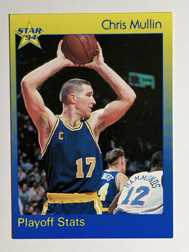 1993-94 Star #12 Chris Mullin/Playoff Stats