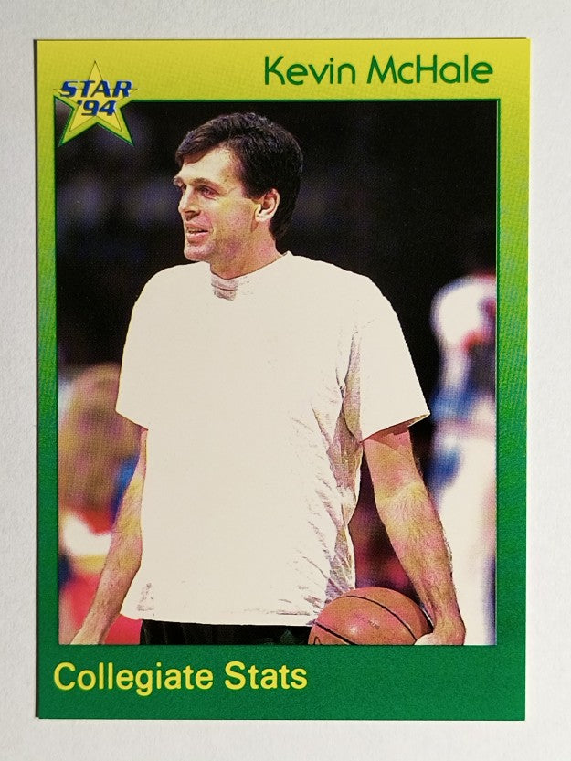 1993-94 Star #13 Kevin McHale/Collegiate Stats