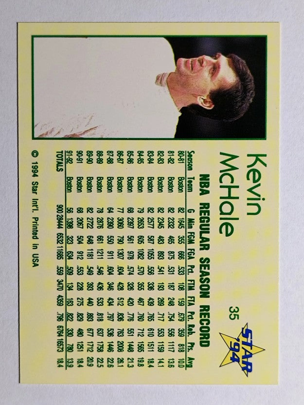 1993-94 Star #35 Kevin McHale/Pro Stats