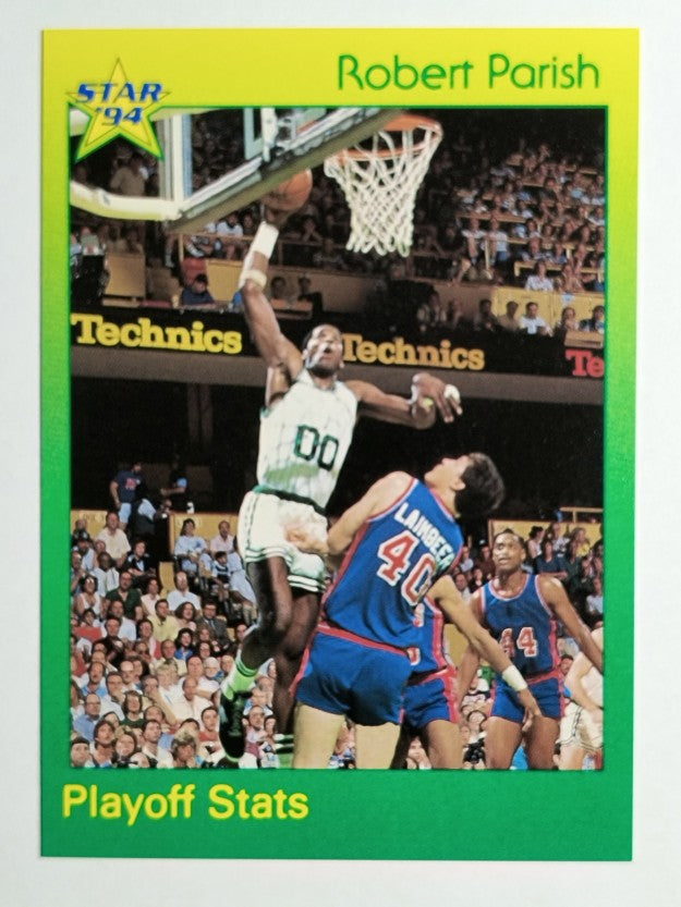 1993-94 Star #55 Robert Parish/Playoff Stats