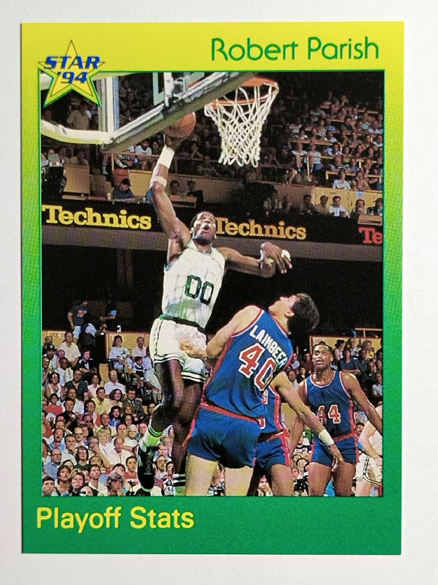 1993-94 Star #55 Robert Parish/Playoff Stats