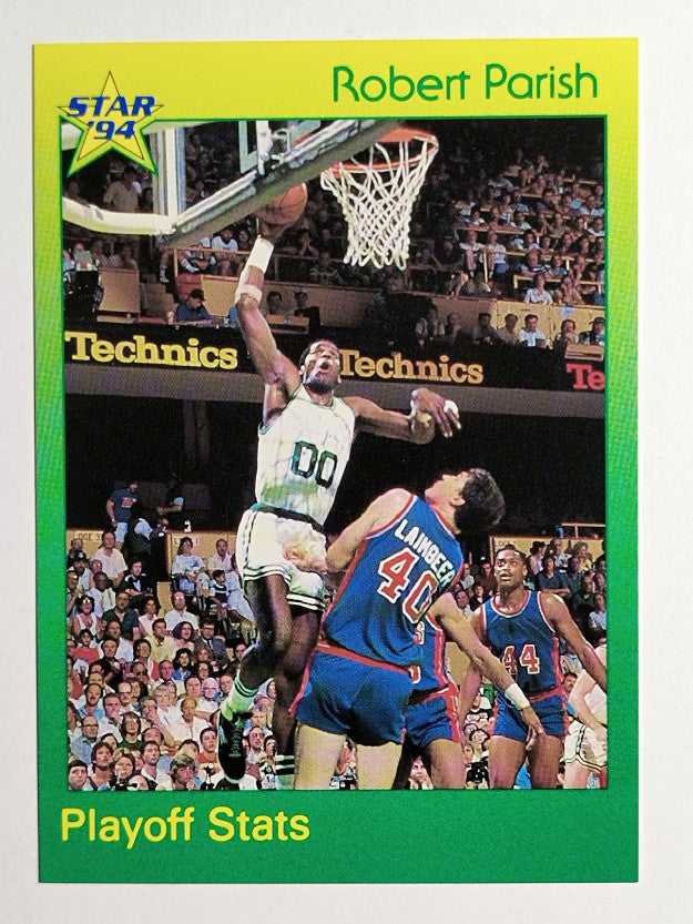 1993-94 Star #55 Robert Parish/Playoff Stats