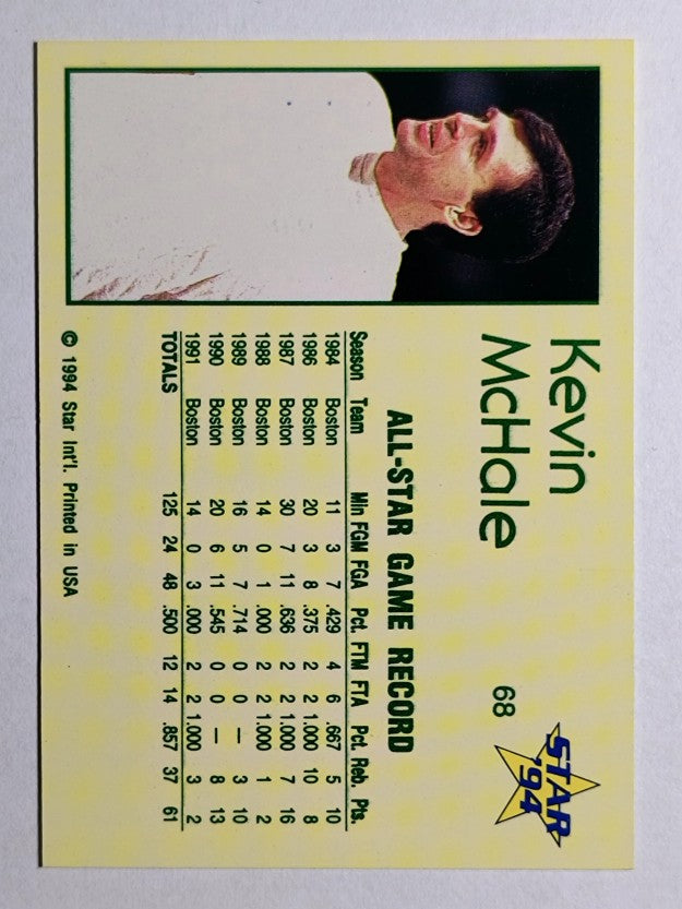 1993-94 Star #68 Kevin McHale/All-Star Stats