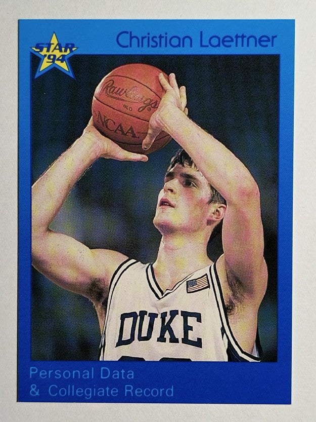 1993-94 Star #72 Christian Laettner/Personal Datta/and Collegiate Record