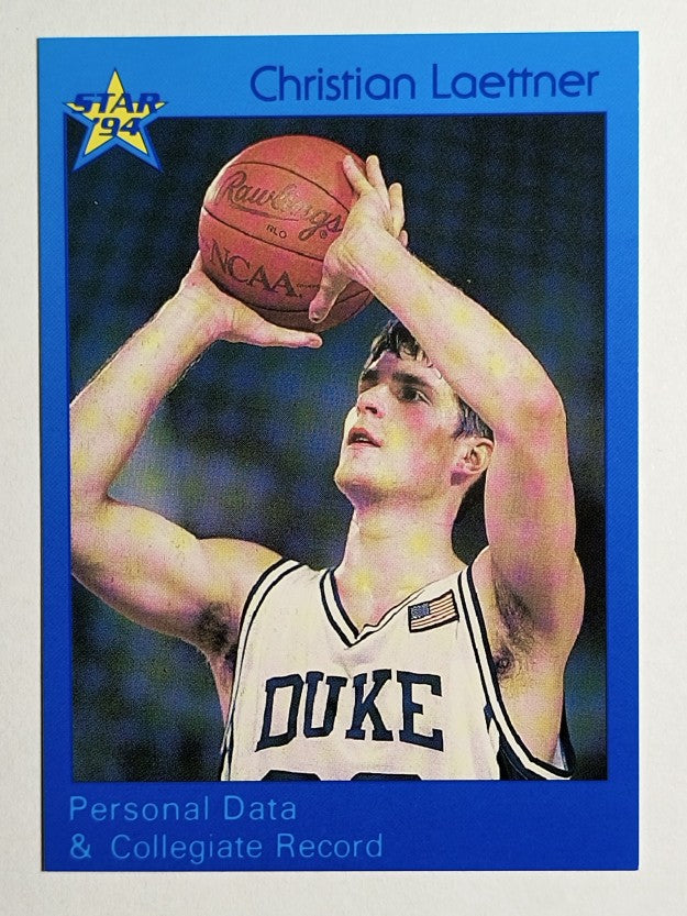 1993-94 Star #72 Christian Laettner/Personal Datta/and Collegiate Record