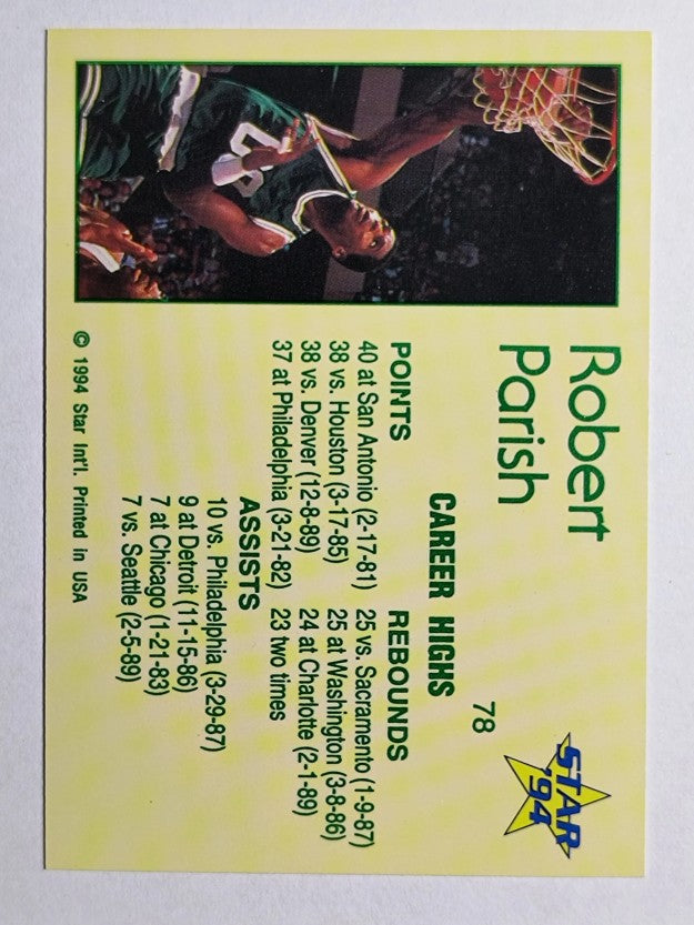 1993-94 Star #78 Robert Parish/Career Highs