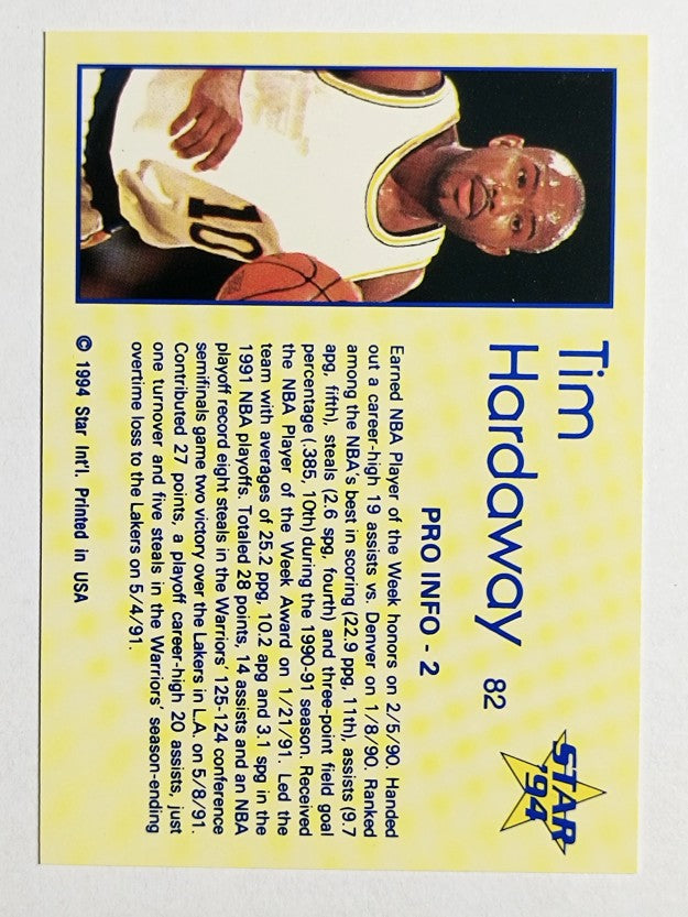1993-94 Star #82 Tim Hardaway/Pro Info 2