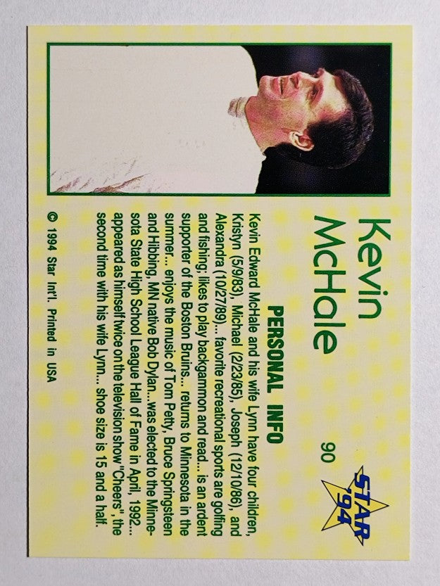 1993-94 Star #90 Kevin McHale/Personal Data