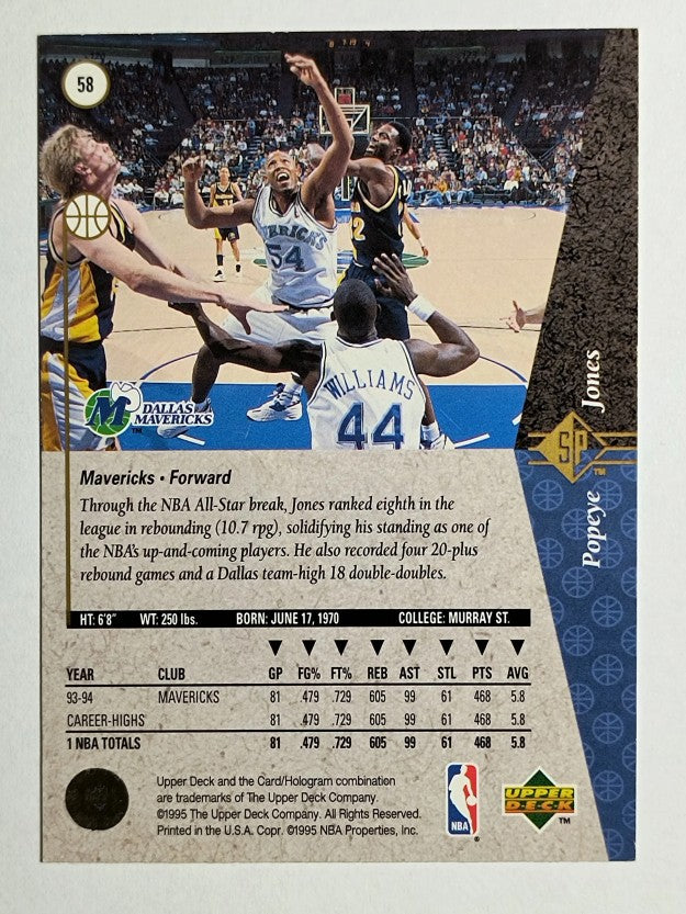 1994-95 SP #58 Popeye Jones